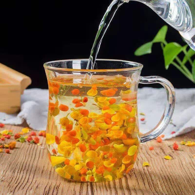 通用合欢花干货精选野生合花欢泡水袋装新货合欢花茶干花泡水泡茶 合欢花 250g*4罐 （共1000g）