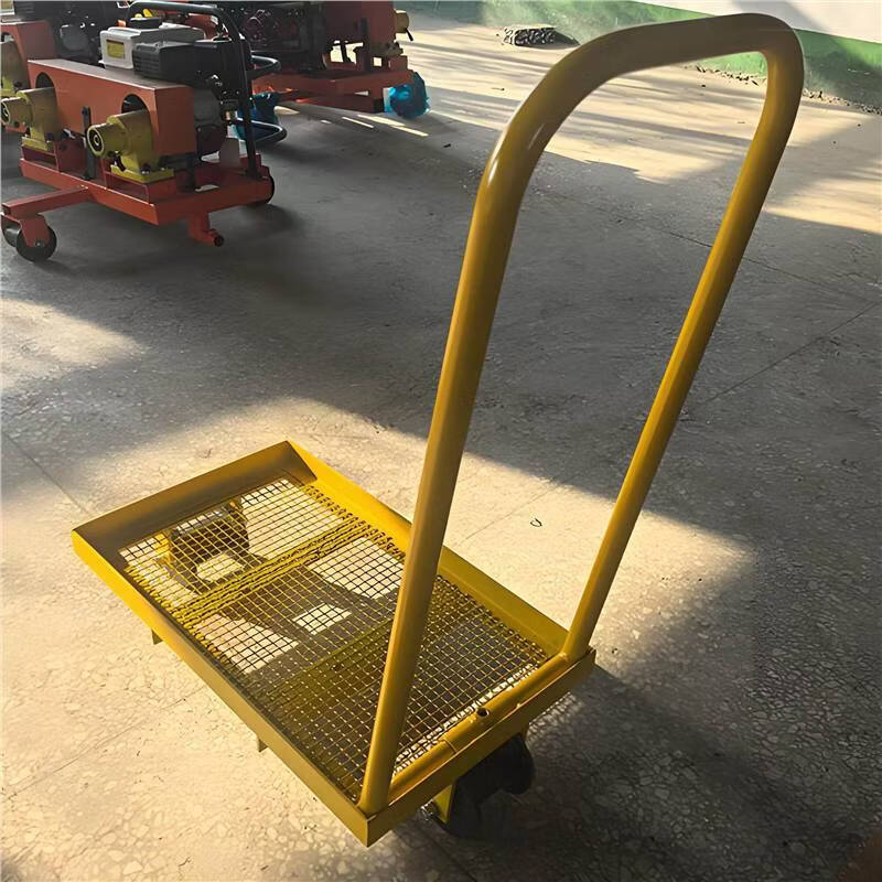 艾固洁轨道小推车 铁路施工搬运车 尼龙轮轨道便捷手推车移动运输工具车 600*350*350mm轨道小推车