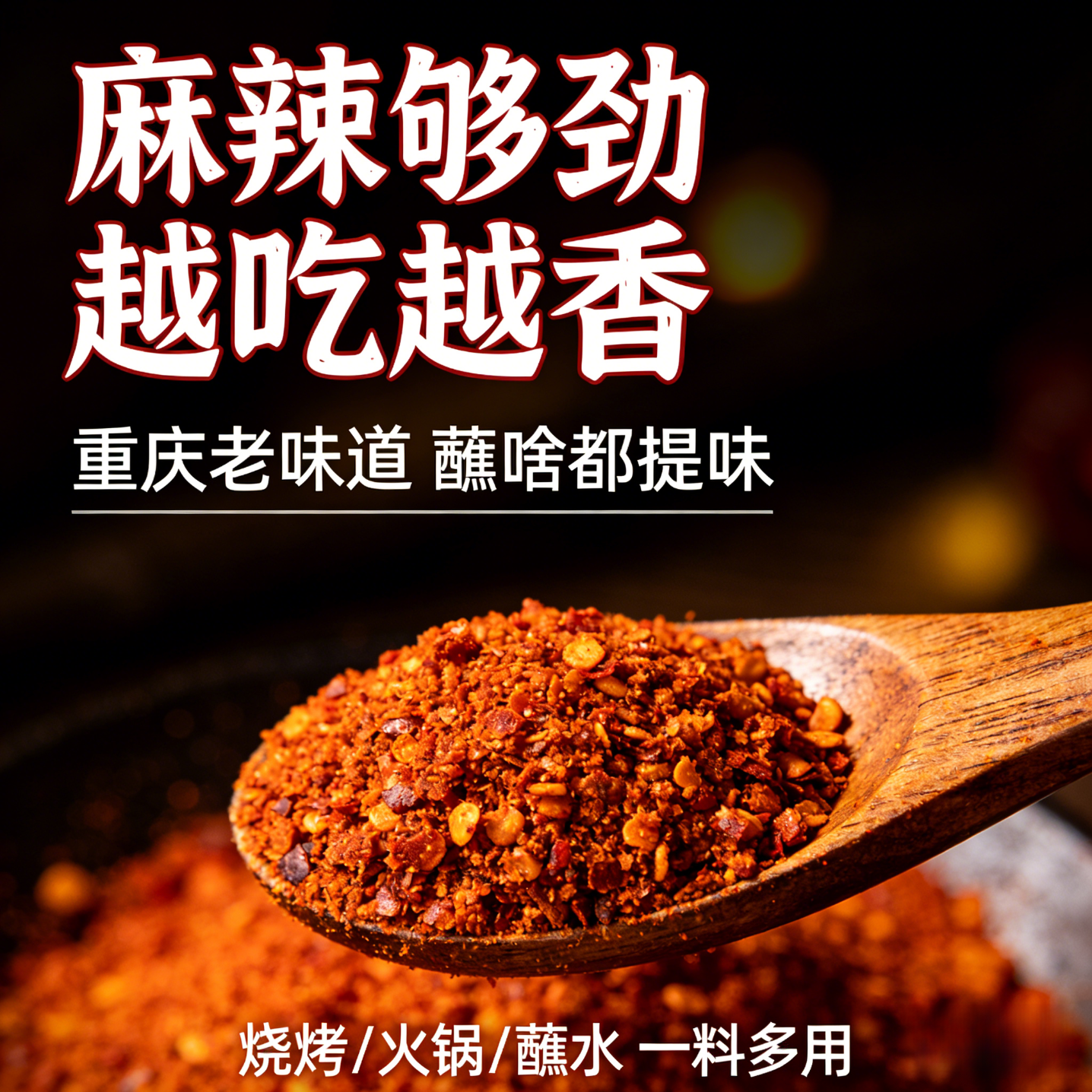 久食吴小厨重庆芝麻辣椒面 火锅烧烤干碟蘸料独立小包 180g(30g*6) 180g*1袋(独立6小包)