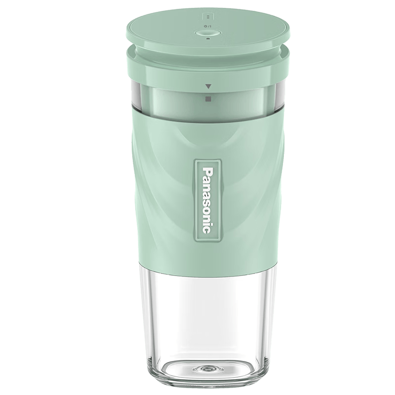 松下（Panasonic）榨汁机小型便携式榨汁杯迷你果汁机果蔬料理机300ML儿童婴儿辅食机磁吸充电长效续航MX-HPC203GSQ