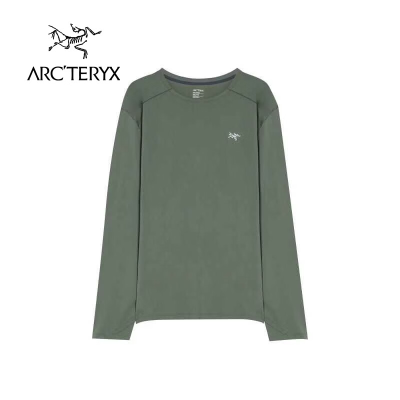 始祖鸟（ARC'TERYX） 轻奢 女士 始祖鸟 男士长袖T恤CORMAC HEAVYWEIGHT SHIRT LS 绿色 20 | XXL