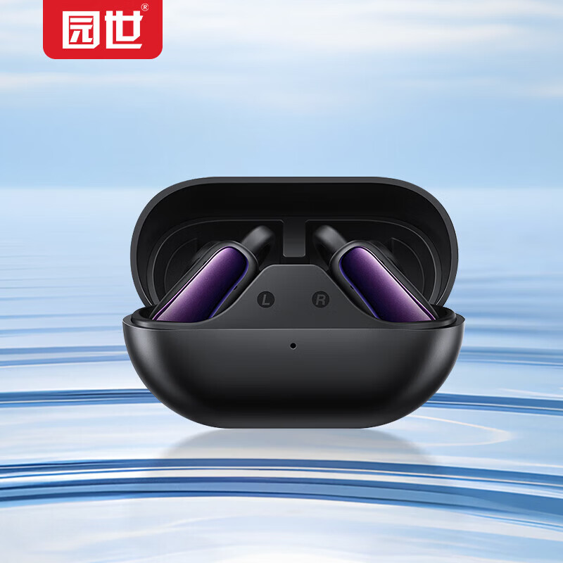 园世W3 耳夹式蓝牙耳机 开放式不入耳无线耳机 跑步运动游戏通话降噪 动态头部追踪丨智能APP丨W3 Pro