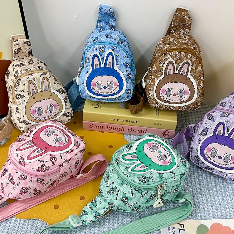 L小红书同款AA 浅粉色 高18cm宽14cm厚7cm儿童胸包可爱 京东折扣/优惠券