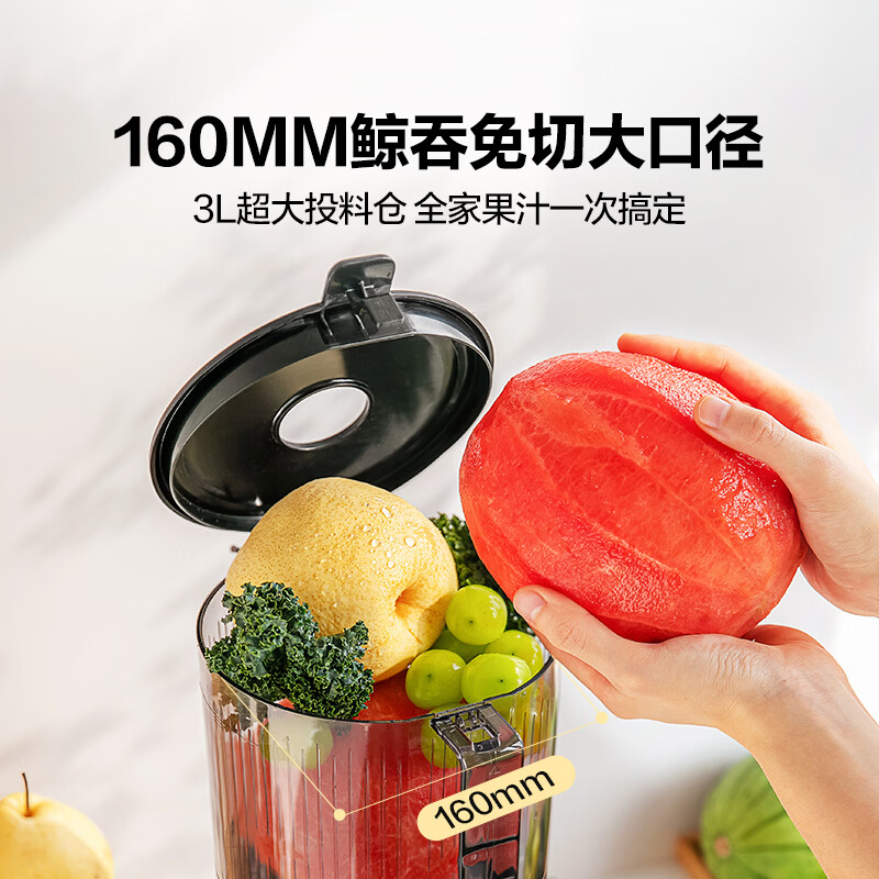 摩卡原汁机渣汁分离榨汁机分离多功能料理机全自动冷压榨水果果汁机高出汁【26年度新品】大口径160mm 【26年度新品】179豆乳白-160MM大口径