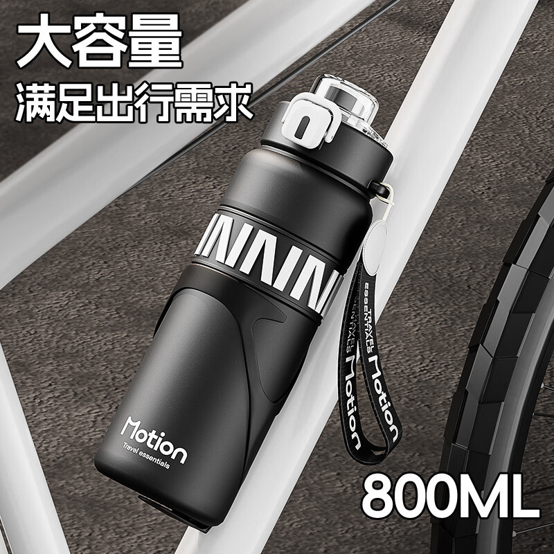 慕馨（moosen）保温杯保冷杯大容量男女款316青少年12-18岁学生户外骑行运动水杯 葡萄紫 6-15岁通用【24小时保温保冷】杯刷+吸管