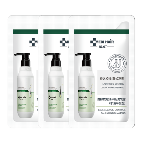 域发白柳皮洗发水10ml*3