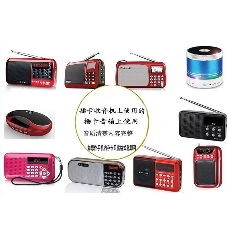 评书音频U盘内存卡听书有声小说共和国生死谍战惊心动魄抗日先锋 内存卡32G音频45部4409集