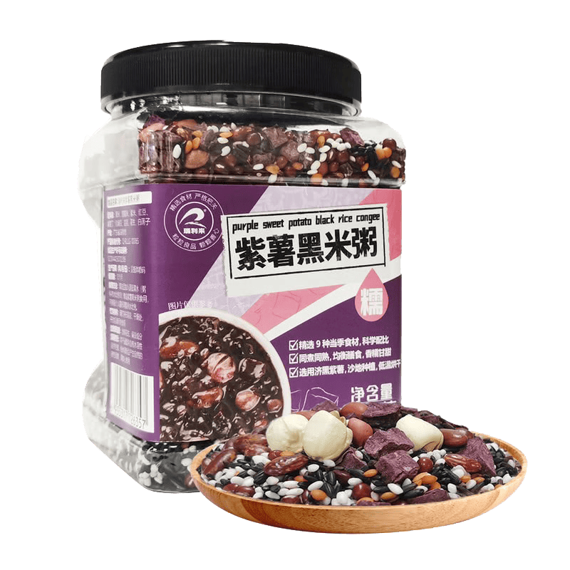 瑞利来紫薯黑米粥  含九种杂粮粥八宝粥早餐