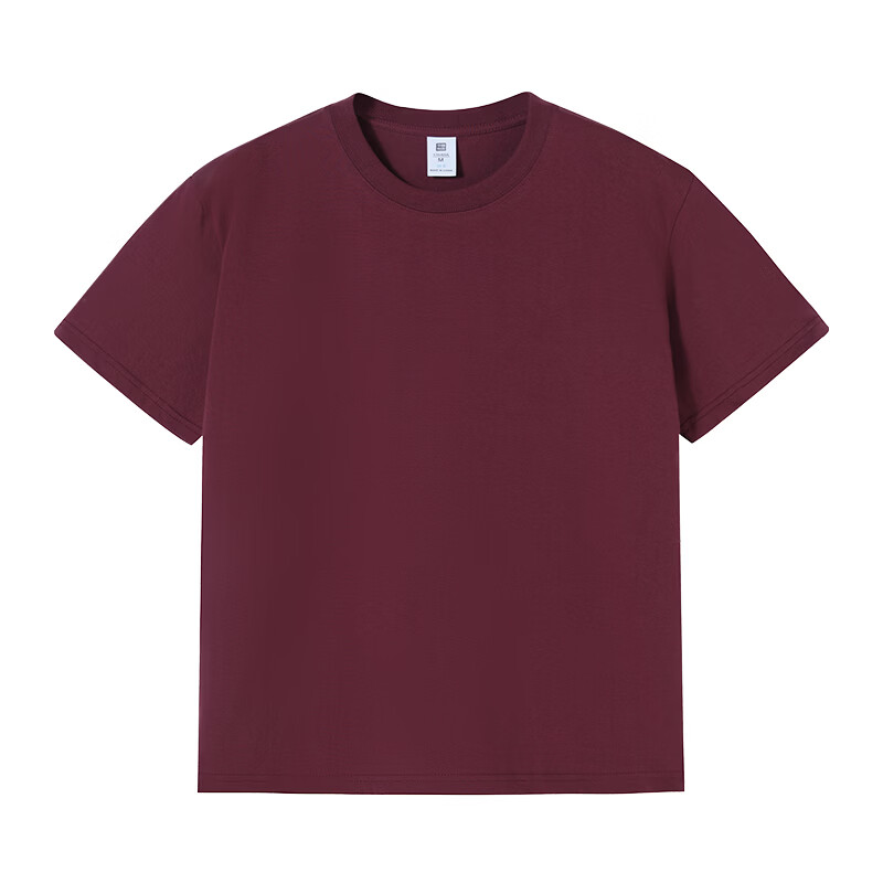 尺度保罗100%纯棉短袖T恤夏季重磅新疆长绒棉半袖t恤小白T恤男圆领打底衫 SX301白色 M 推荐95-120斤