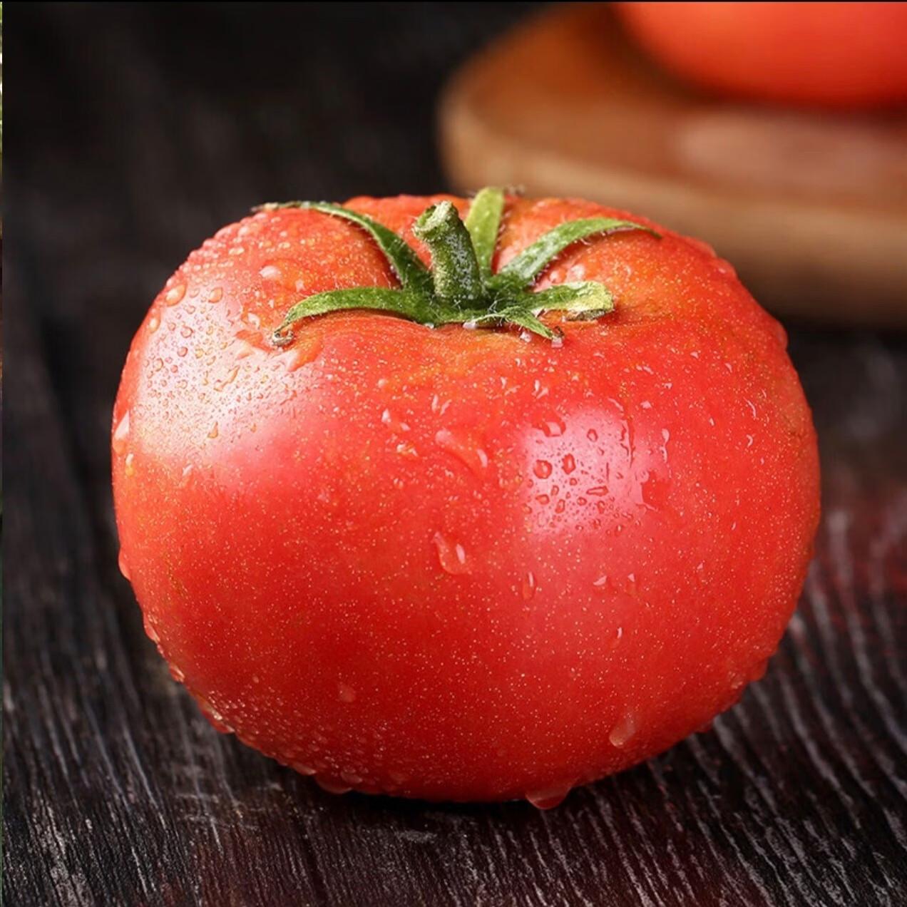 大凉山新鲜现摘铁皮柿子自然熟番茄 新鲜现摘铁皮柿子自然熟番茄 5斤 净重五斤