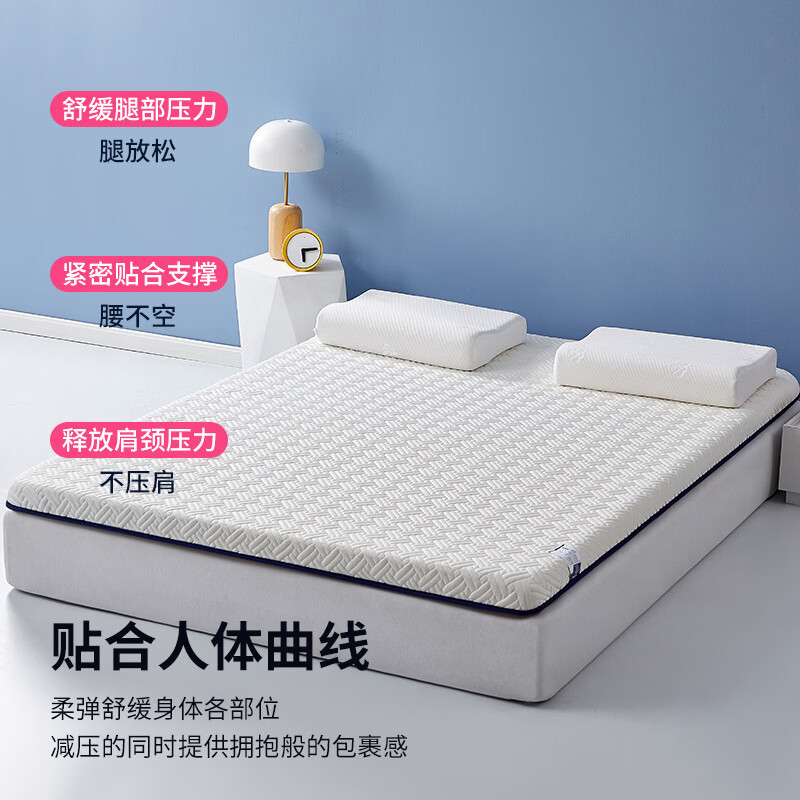 解决腰酸背痛家用乳胶加厚软垫卧室学生180x200厚单人床垫 棕格厚10CM 180X200CM