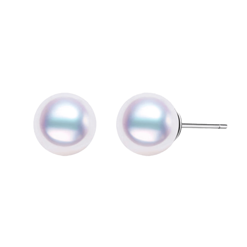 ����Akoya��ˮ������� S925������� ͨ��ʱ����Ů��������������� 5-6MM 99Ԫ