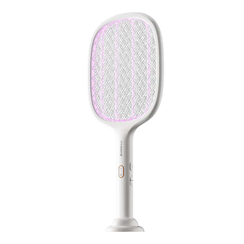 志高（CHIGO）电蚊拍充电式灭蚊拍诱蚊驱蚊神器紫光灯蚊子苍蝇拍大网面一拍两用