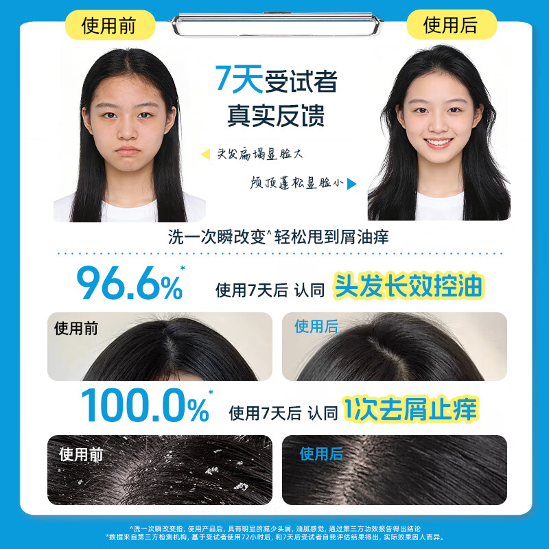 采乐青少年洗发水去屑止痒控油蓬松青少年专用洗发露 【青少年洗发水】温润净屑 控油蓬松 380ml*1瓶