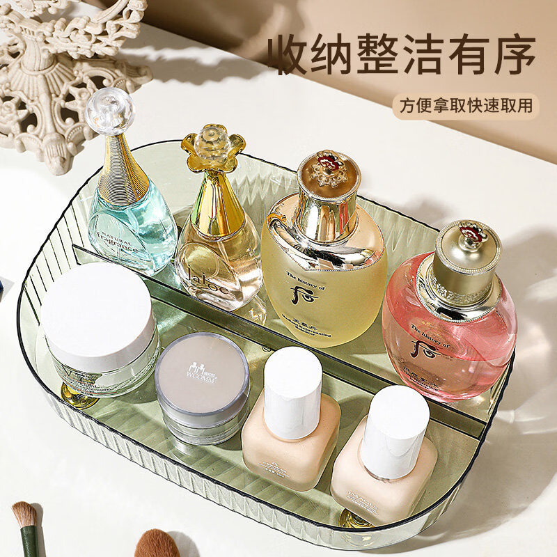 纳有风浴室置物架卫生间轻奢洗漱台亚克力金色厕所洗手间毛巾收纳免打孔 颜色随机发货*1