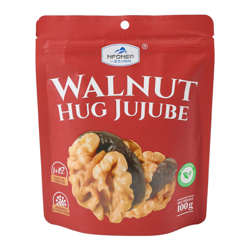 一品玉核桃抱抱枣 营养美味 独立小包装 香甜枣泥夹核桃  核桃抱抱枣100g*3袋
