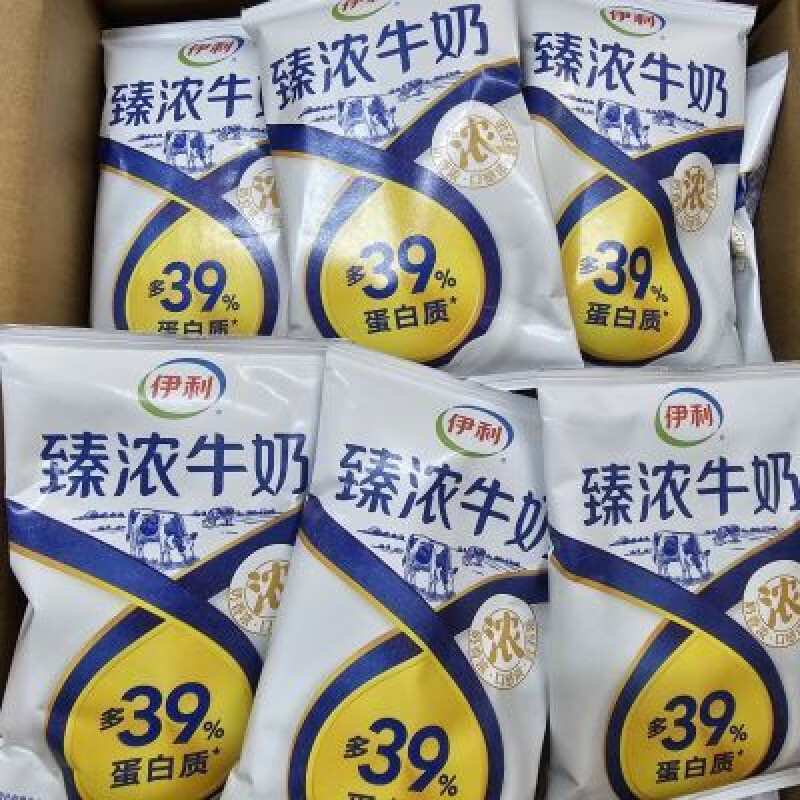 伊利新日期伊利臻浓牛奶230ml*16袋/奶香浓郁/蛋白丰富 伊利臻浓牛奶230ml16袋