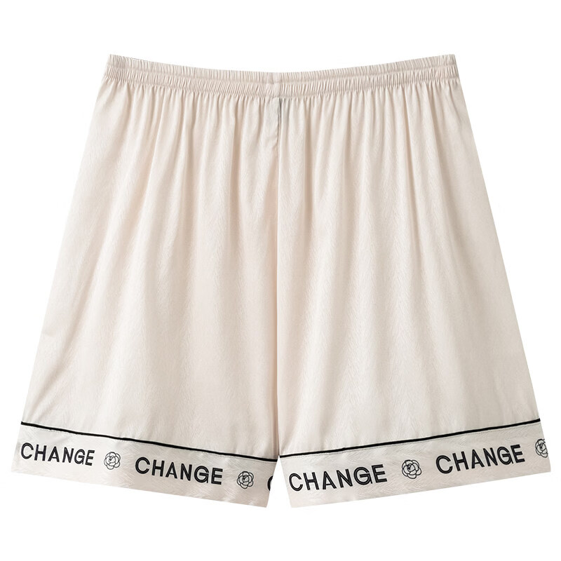 猫人冰丝短裤睡裤女夏季新款凉感透气家居裤可外穿宽松单件裤子 160【透气短裤 冰丝顺滑】 M 【建议体重 80-100斤】