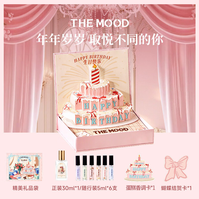 未知气味(Mystery Aroma)【品牌正品】生日蛋糕香水礼盒感小众生日礼物女生送闺蜜 【立体生日蛋糕】香水礼盒