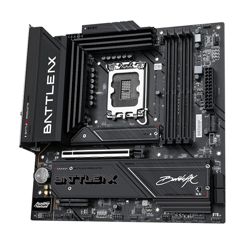 七彩虹 BATTLE-AX B760M-PLUS S WIFI7 V20 超级黑刃D4 图 7