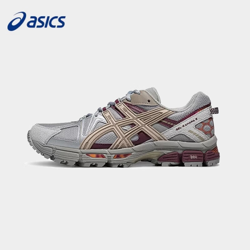 亚瑟士（asics）【京东奥莱】男女回弹耐磨透气越野跑鞋 GEL-KAHANA 8  灰色 42