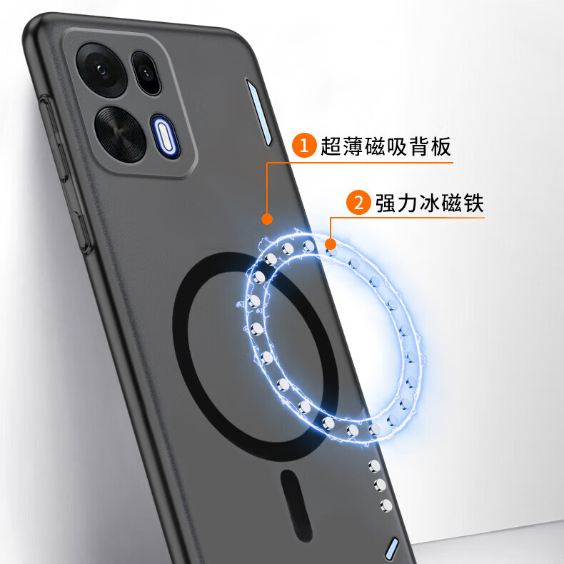 贝伦斯适用于OPPOk15pro手机壳k15pro+磁吸款引磁微磨砂半透明硅胶防摔全包边软壳保护套 OPPOk15pro【磁吸-透白】