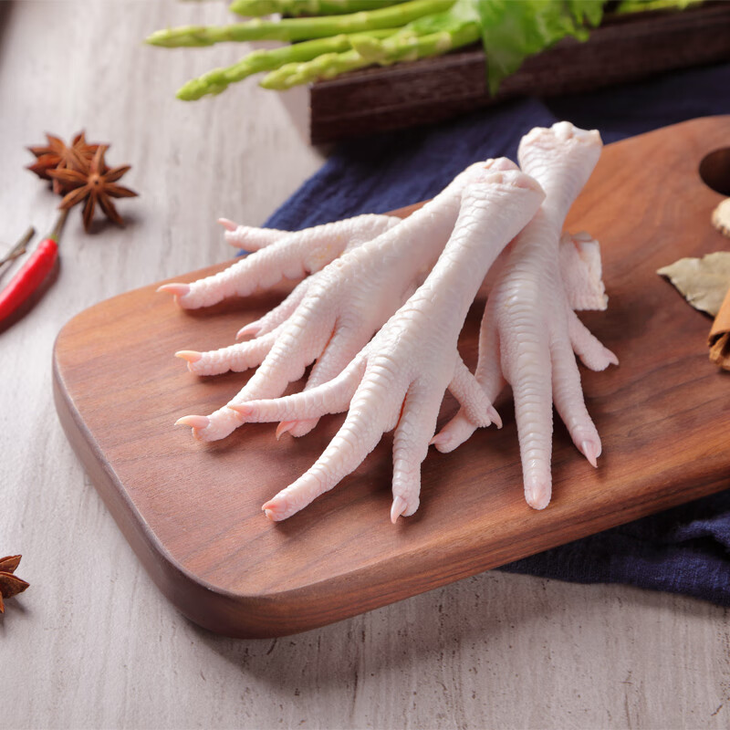 圣农 鸡爪 1000g/袋 烧烤食材 烤鸡爪 卤鸡爪 鸡长爪 带棍凤爪