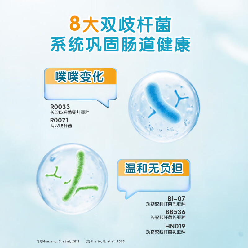 恩博维爱幼畅R52肠胃益生菌粉婴幼儿童0-3-6-18岁宝宝双歧杆菌 美国进口 爱幼畅R52益生菌+营养师服务 60g*1罐