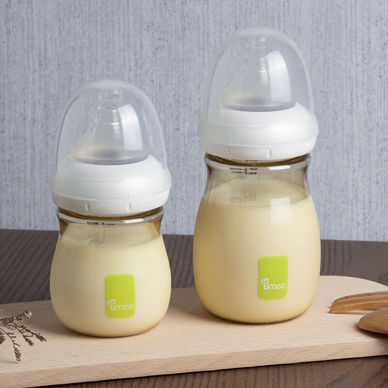 荷兰umee婴儿奶瓶新生儿宝宝吸管奶瓶PPSU宽口径防胀气带手柄 PPSU奶瓶不带手柄160ml