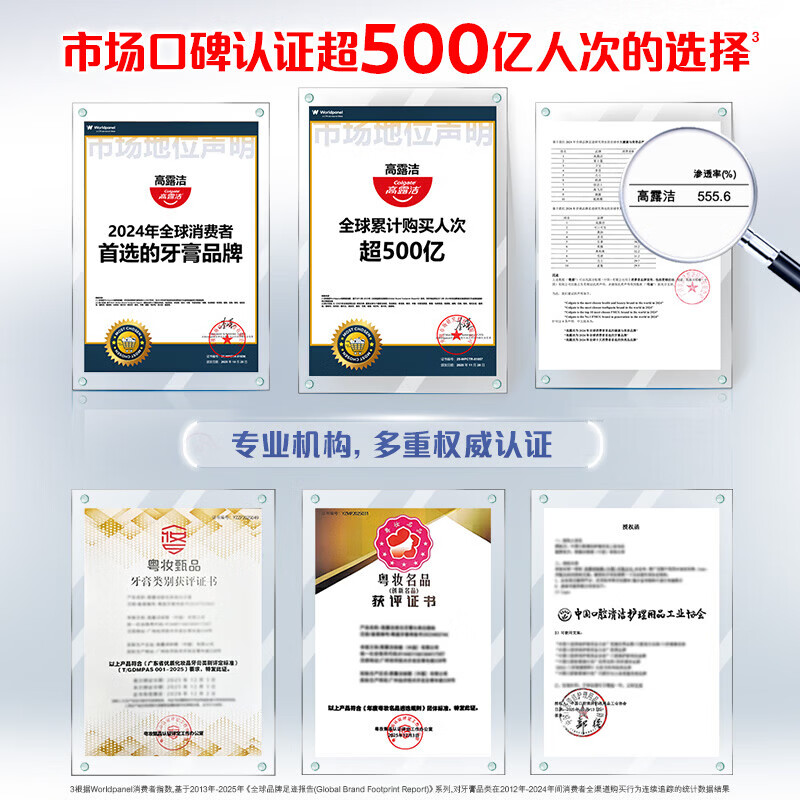 高露洁漱口水500ml 含氟无酒精温和不刺激清新口气口臭大容量组合 茉莉绿茶500ml*4瓶
