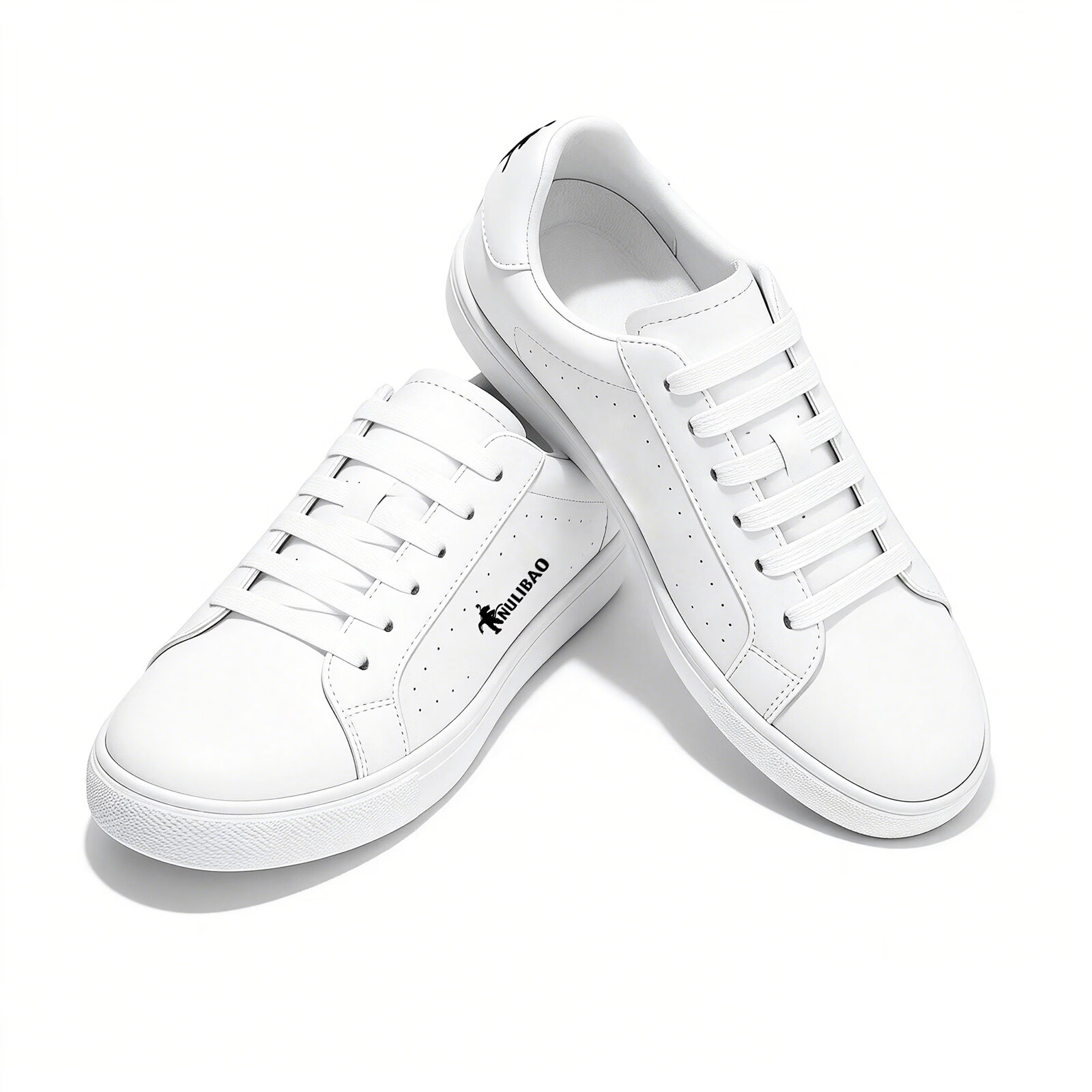 勤豹（NULIBAO）【抗污免洗】小白鞋女厚底内增高百搭休闲高端透气轻便软底显脚小 白色 42 (260mm)