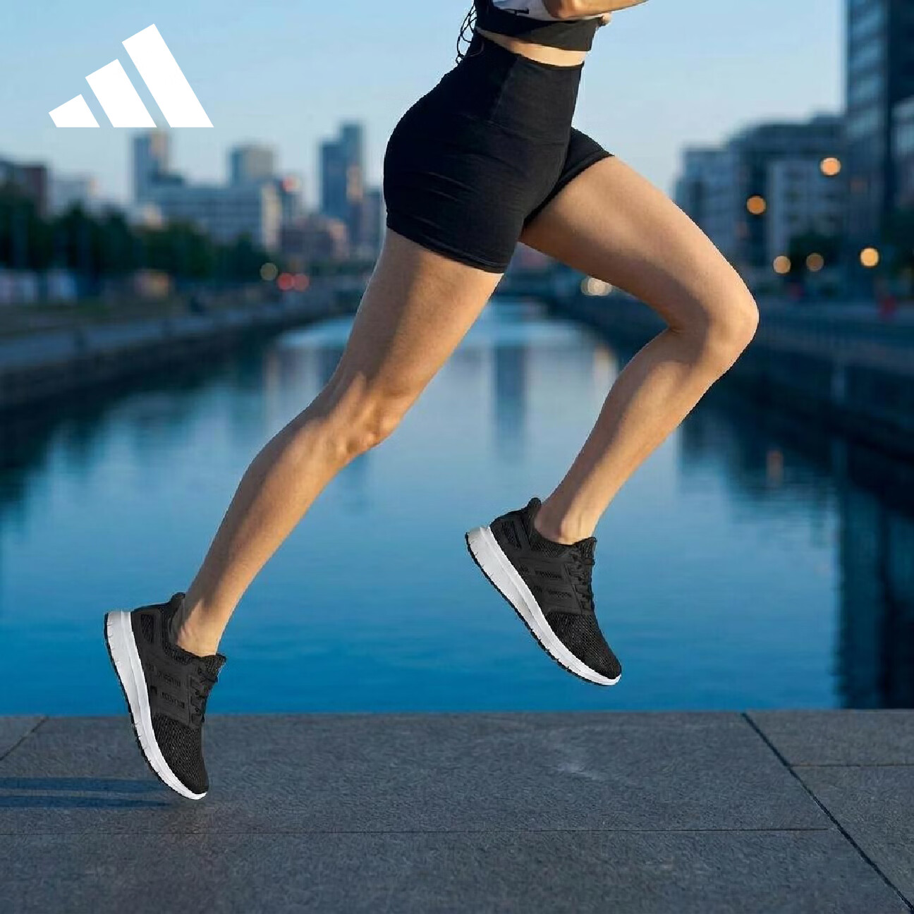 阿迪达斯adidas女款网面透气轻盈跑步运动鞋训练备赛专用跑步鞋