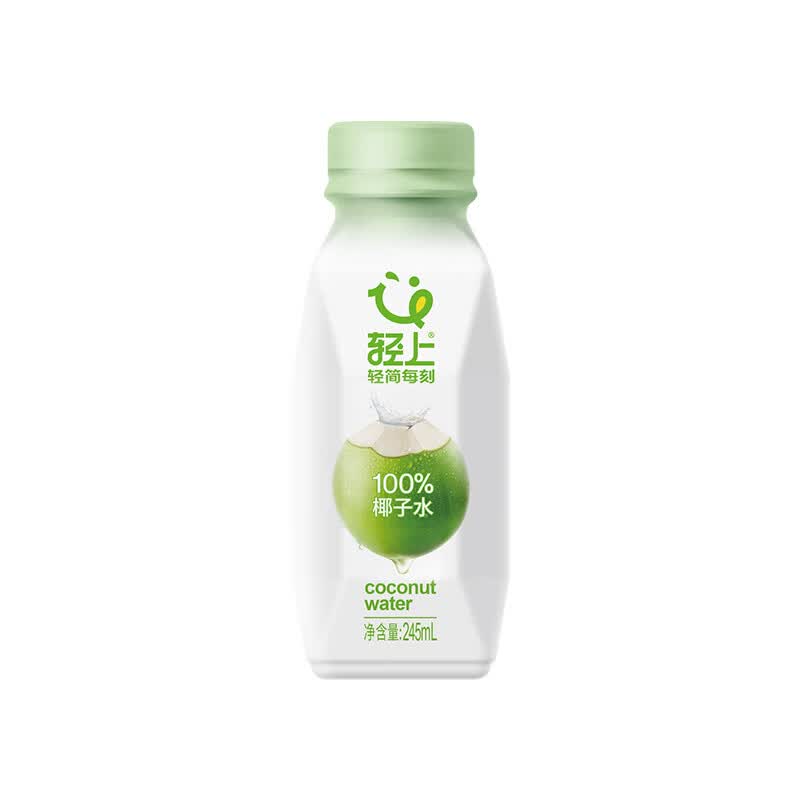 轻上【免费试喝】100%白桦树汁天然原汁原液0添加饮料清甜回甘 100%椰子水245ml*10瓶