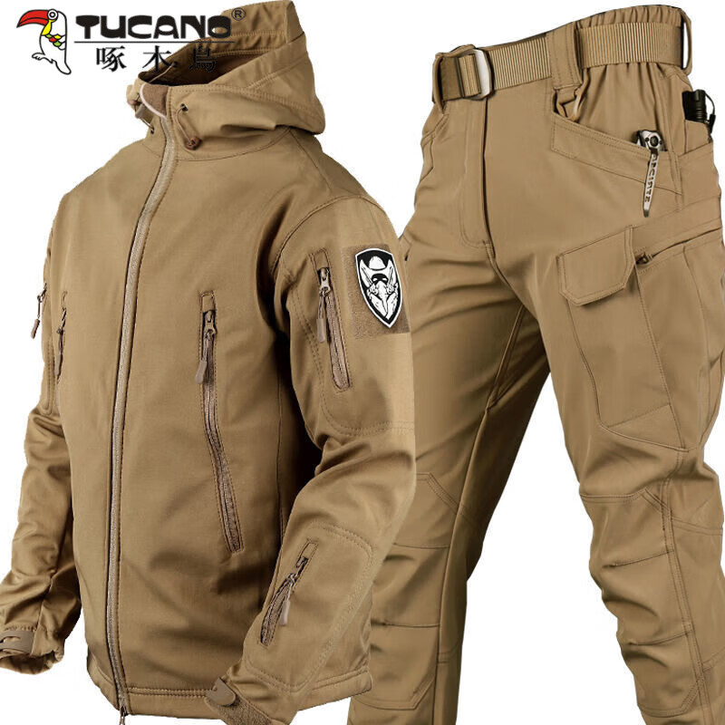 ��ľ��������Ƥ�������װ���ﶬץ���������Ƿ����ˮս������ů��װ ���޼Ӻ���ɫ��װ L 247.68Ԫ