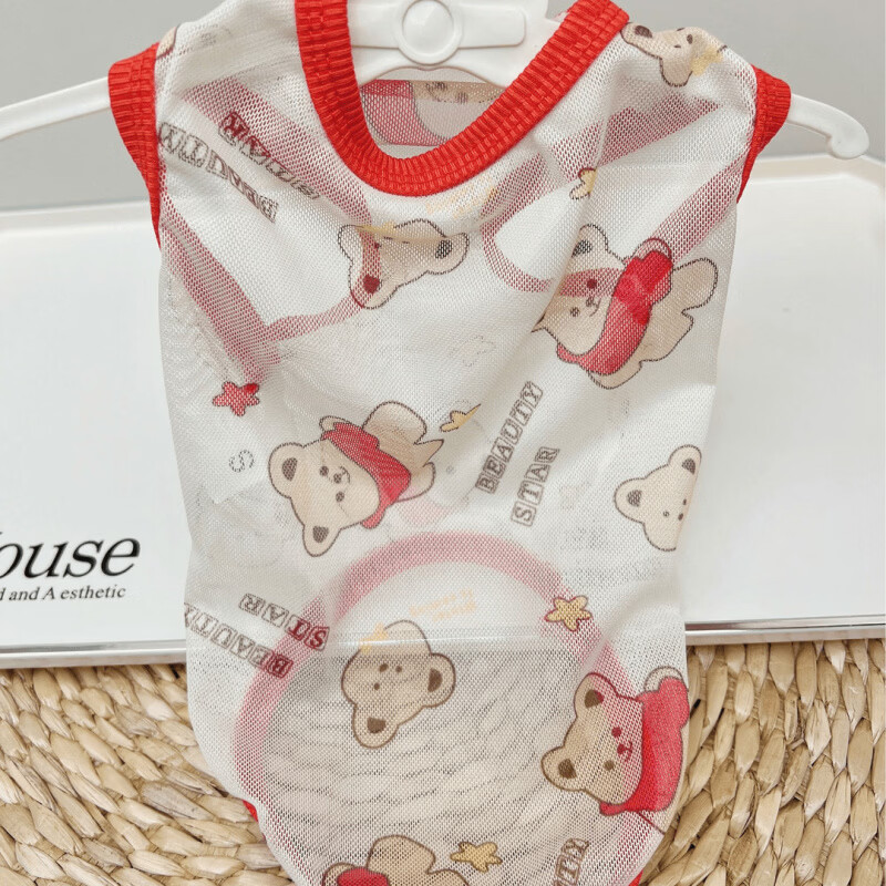 狗狗猫咪防掉毛夏季薄款凉凉衣大中小型犬宠物春夏凉感护肚防脏衣 咖色 8XL