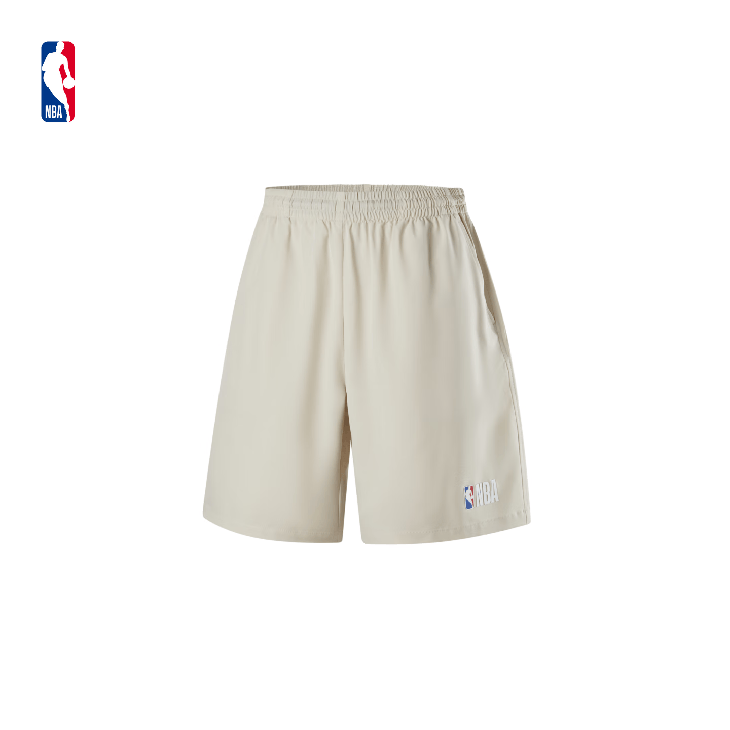 NBA官方2026新品联盟夏季速干跑步健身运动短裤休闲篮球裤训练服男女 卡其(联盟) 3XL