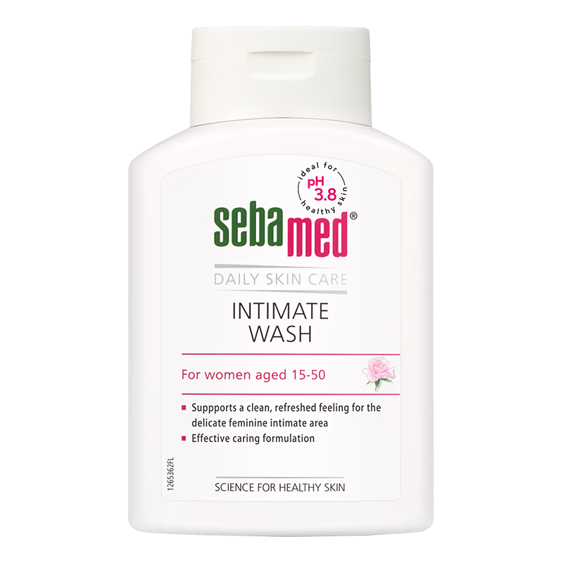 施巴(Sebamed)倍护私处清洗液200ml女性私处护理液私密保养液弱酸德国进口 女性护理液200ml