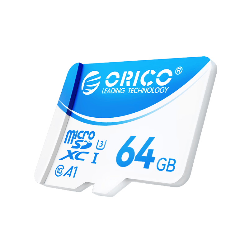 奥睿科（ORICO）64GB TF(MicroSD)内存卡  行车记录仪监控专用存储卡 A1 U3 大疆pocket3 专业高速 无人机相机 64G