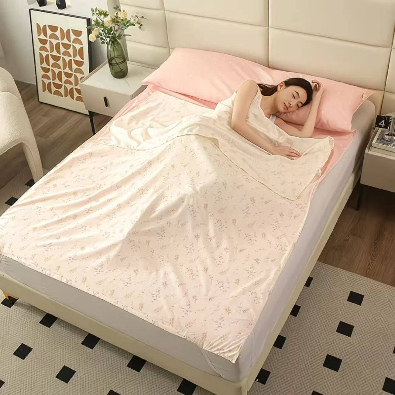 �Ӷ�ׯ԰����˯������ס�Ƶ����˯���������״���һ��ʽ˫��˯����Яͨ�� ī�� 80*215CM 24.9Ԫ