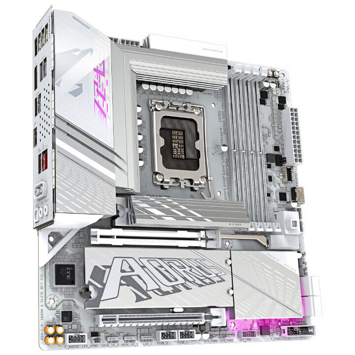 技嘉 Z890M 战鹰AORUS ELITE WIFI7小雕 冰雕 图 7