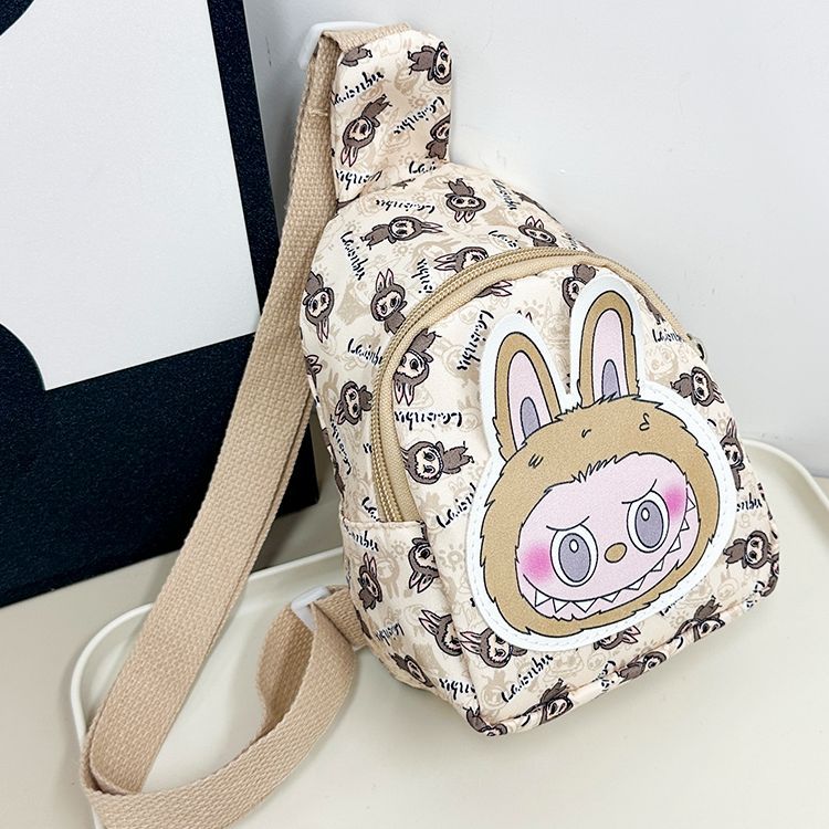 L小红书同款AA 浅粉色 高18cm宽14cm厚7cm儿童胸包可爱