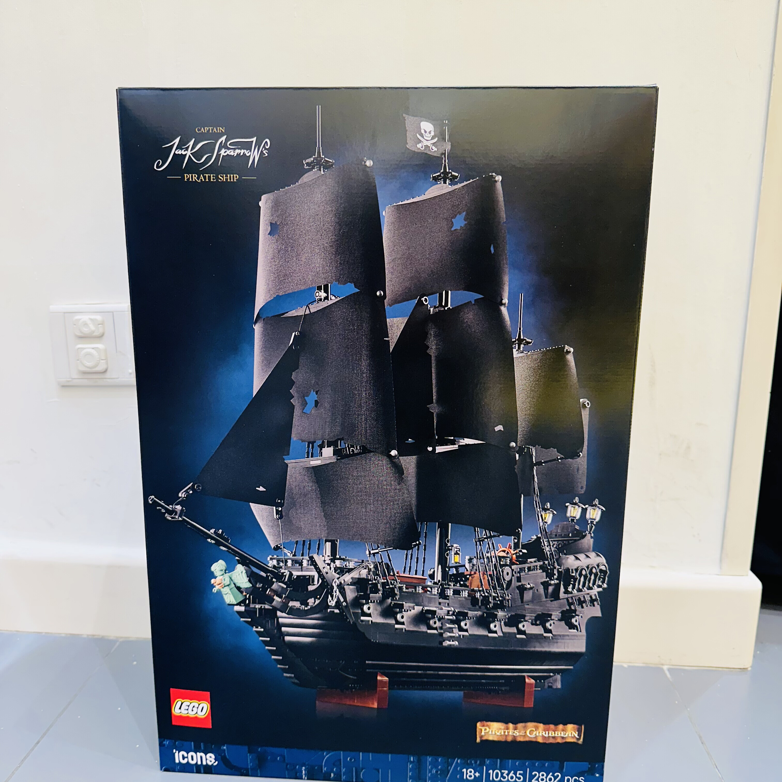 乐高（LEGO）ICONS系列10365杰克船长加勒比海盗船黑珍珠号男女孩玩具 10365杰克船长加勒比海盗船黑珍珠号