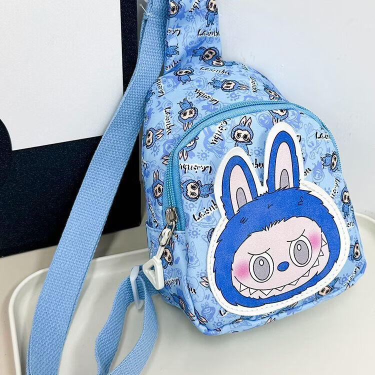 L小红书同款AA 浅粉色 高18cm宽14cm厚7cm儿童胸包可爱