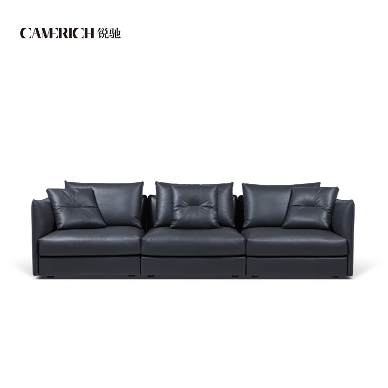 锐驰(camerich)实木沙发 现代轻奢 大户型适用 锐驰家具 bloom盛心 皮