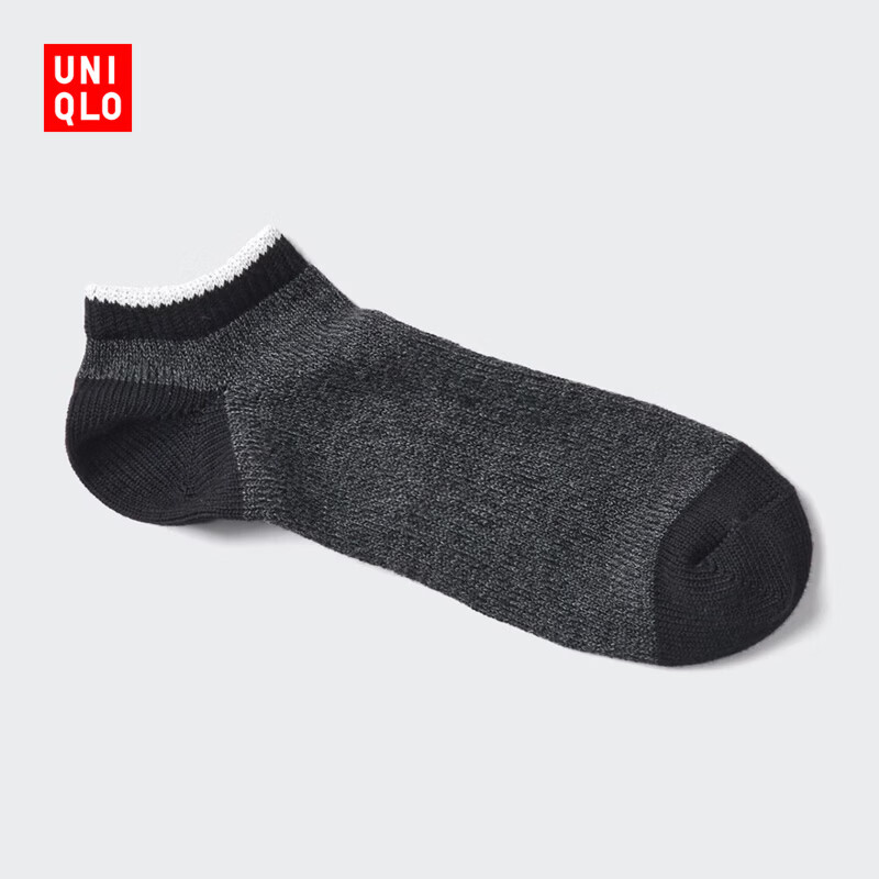优衣库男装短袜/袜子26春夏新款482628 479536 482628/08深灰色 S /M/25～27 cm