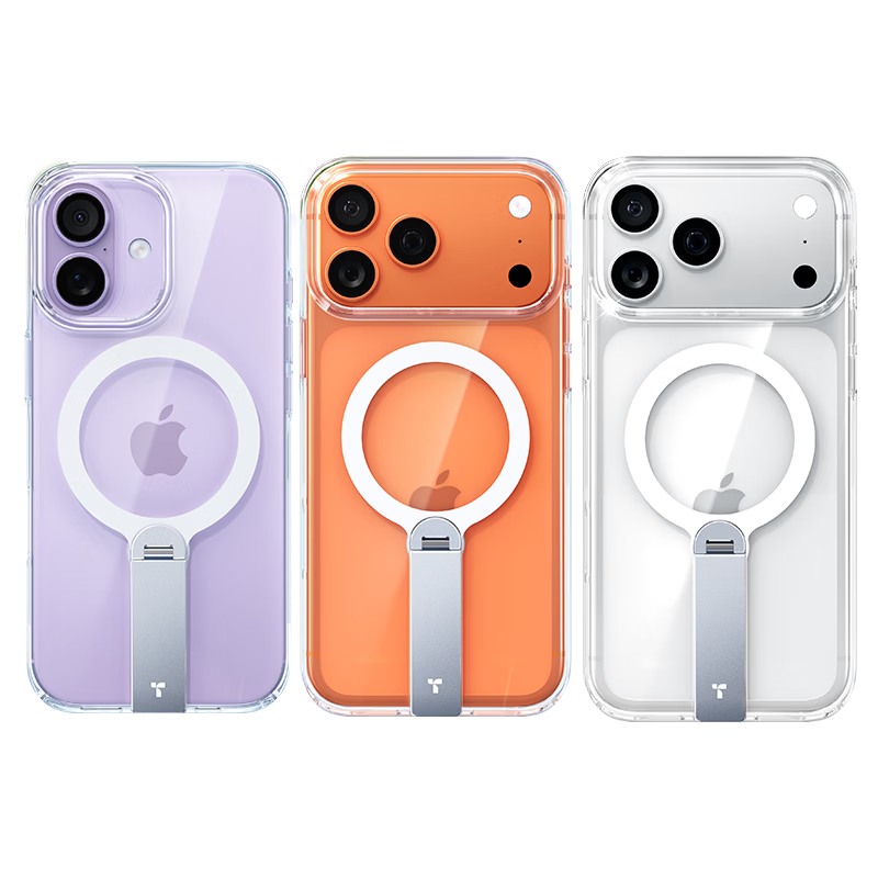 图拉斯支点壳Lpro【散热磁吸丨旋转支架】 适用苹果17promax手机壳iphone16pro外壳15防摔14超薄透明新款 iPhone 17 Pro 【热销爆款】旋转支架+Magsafe磁吸+升级抗黄