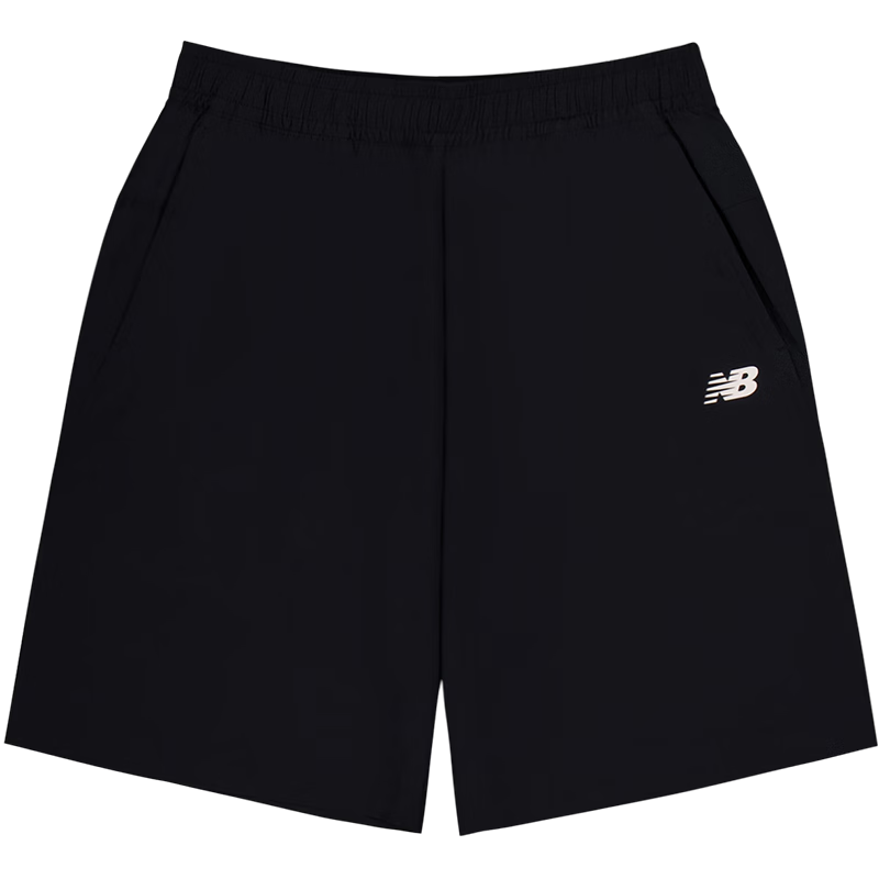 NEW BALANCENB官方26新款夏季男款舒适时尚百搭透气梭织短裤 BK MB61N7UZ L