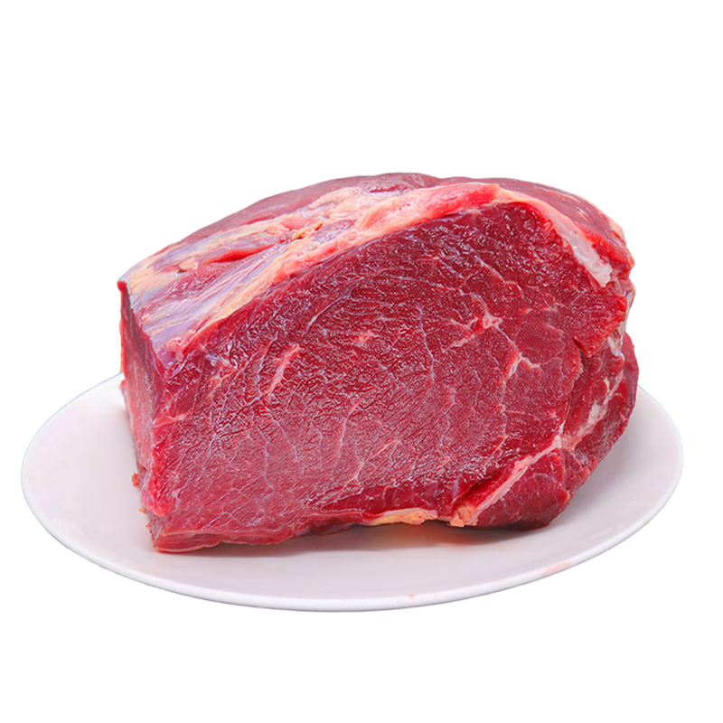 牛鲜尊&大伊 山东黄牛原切牛腿肉2斤 酱卤健身国产牛肉