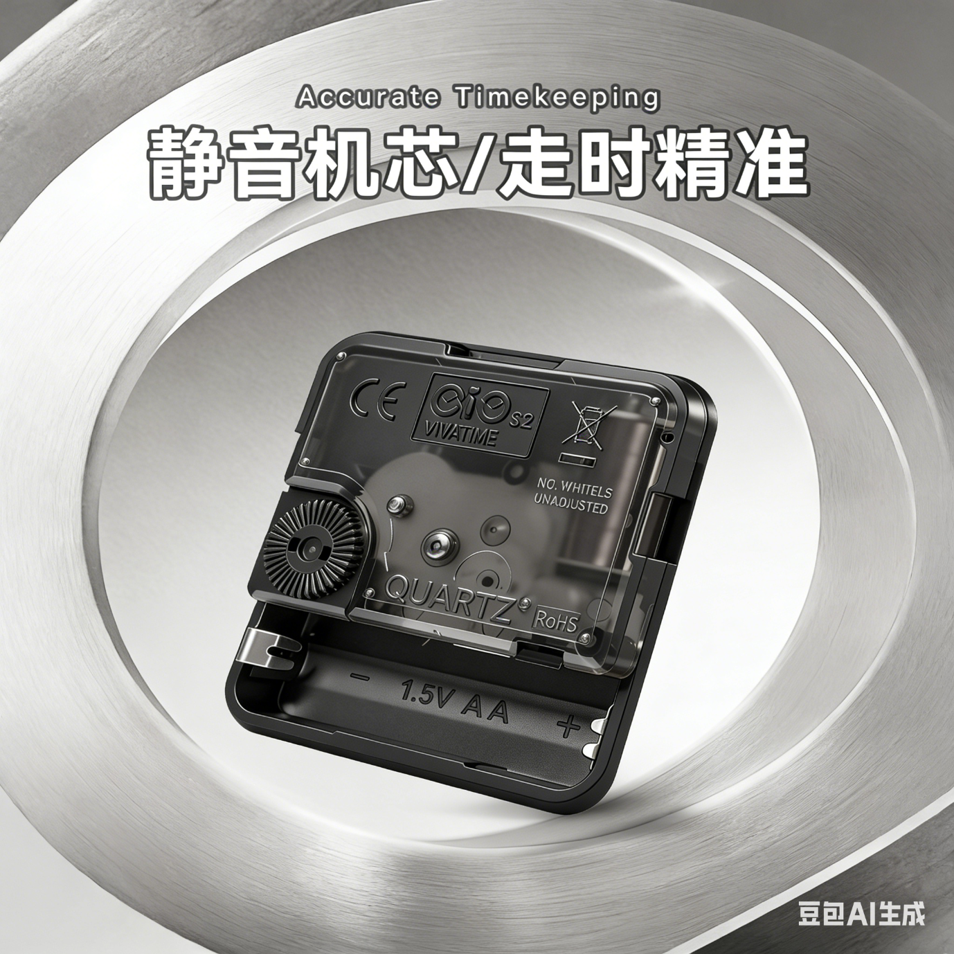 得力（deli）挂钟客厅钟表家用静音走时居家创意时钟现代时尚大气挂墙简约钟 【书房推荐】10寸典雅黑 直径约25.5厘米