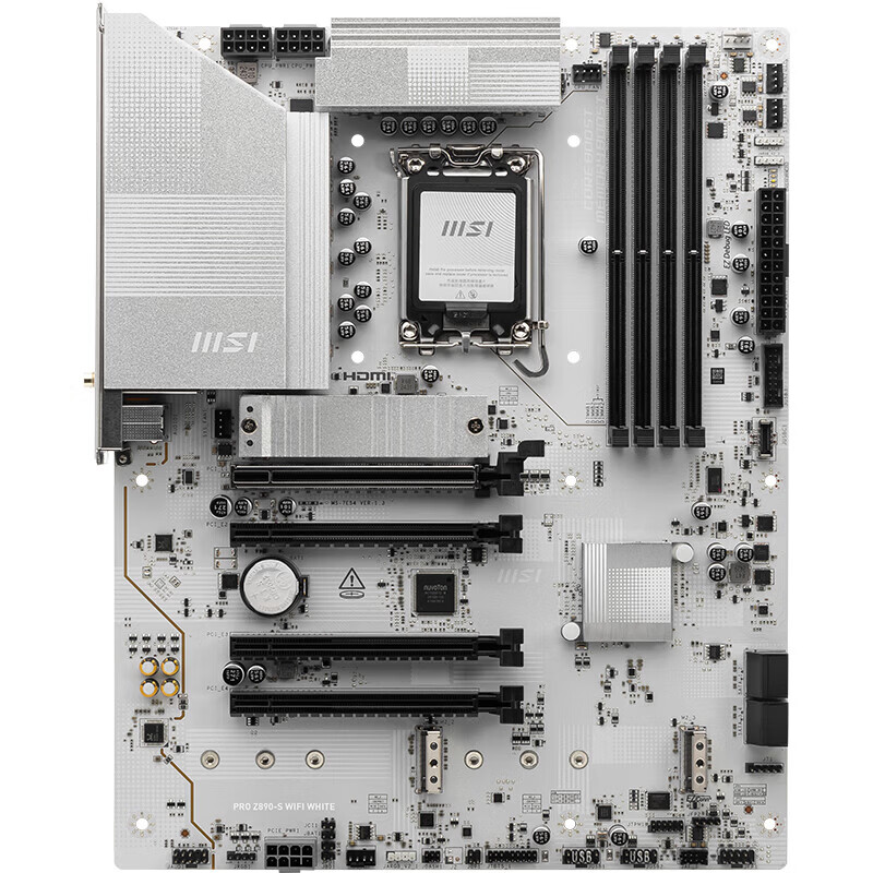 微星 PRO Z890-S WIFI7 WHITE 白色 图 3